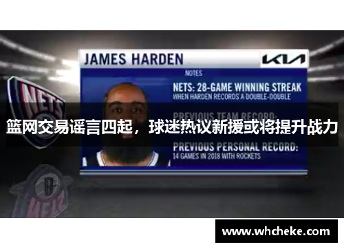 篮网交易谣言四起，球迷热议新援或将提升战力